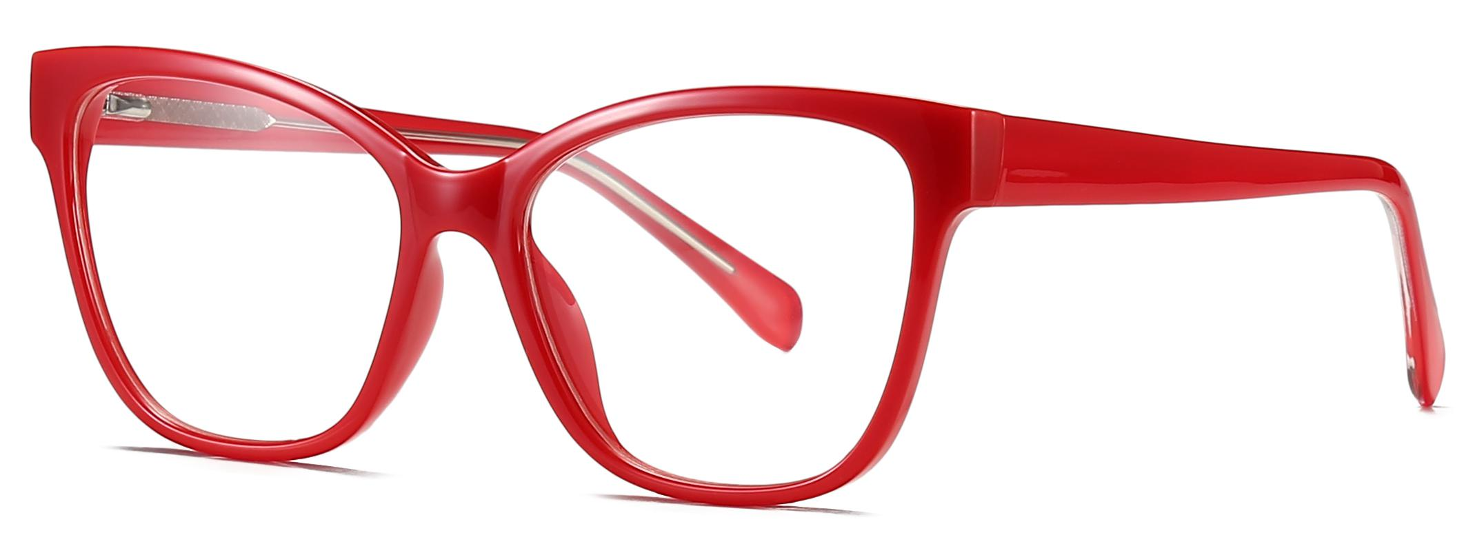 Formulário de olho de gato readymade TR90+CP Anti-Blue Light Women Frames Optical #2028