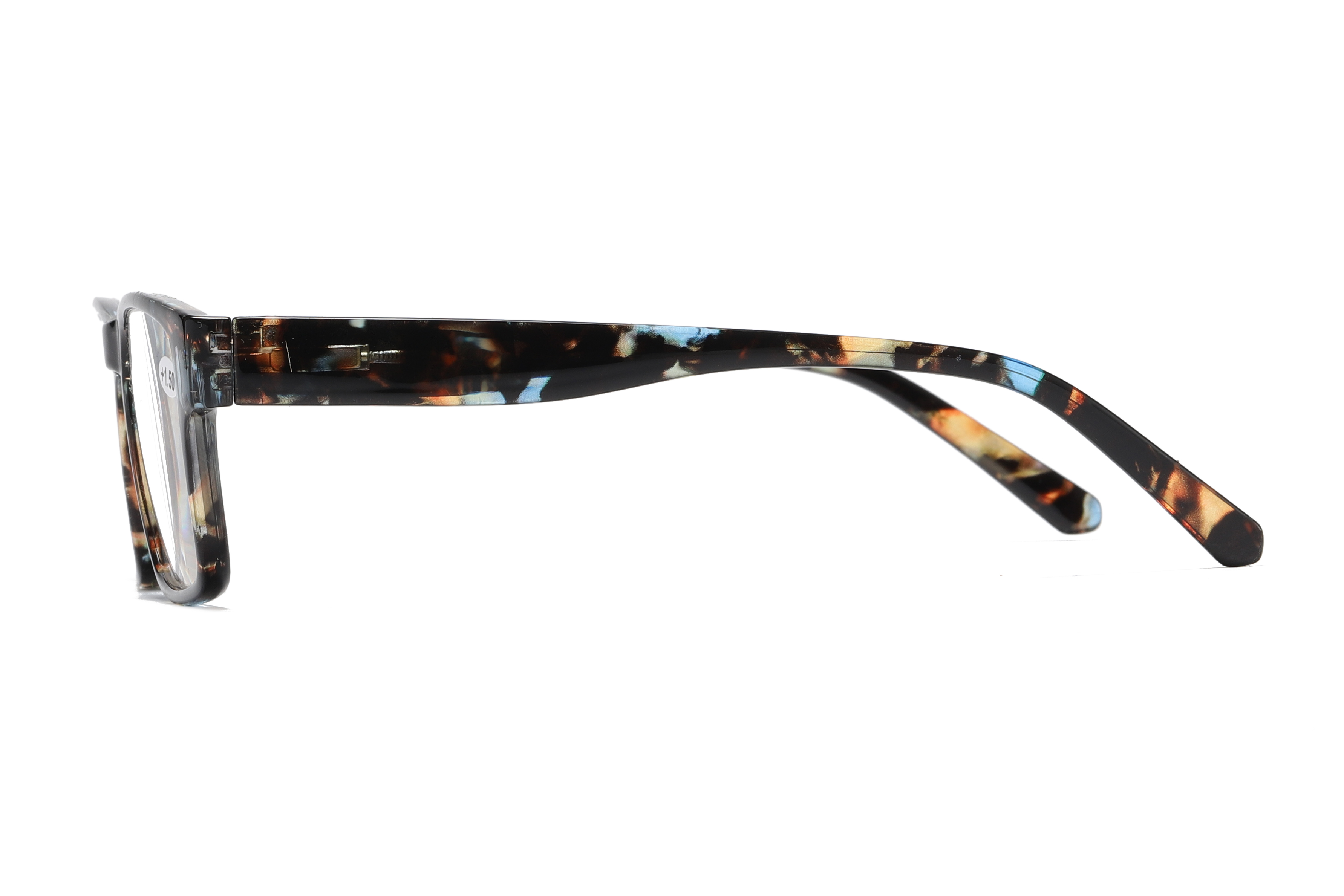 Óculos de leitura de computador retangular tartaruga clássico 81310