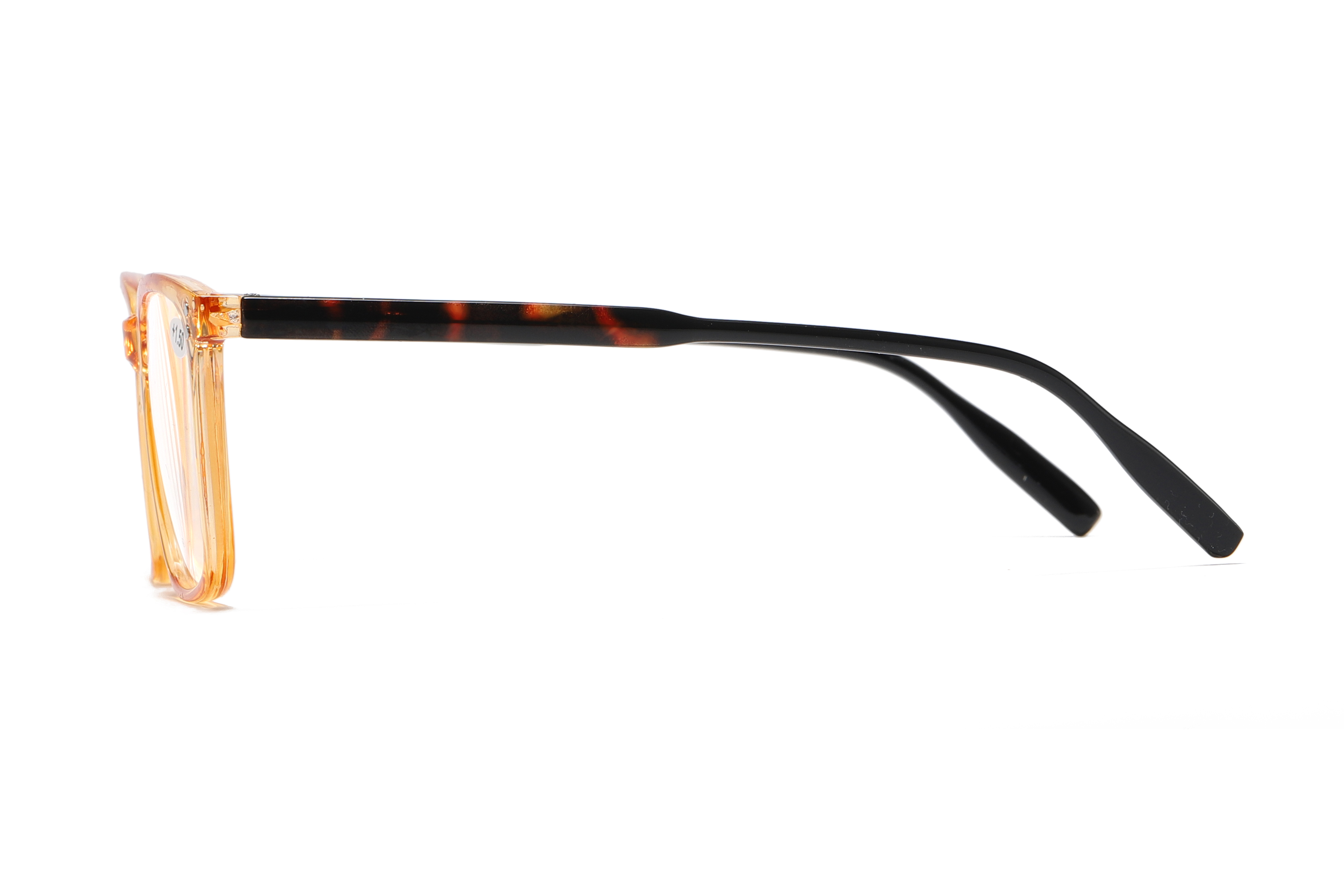 Óculos de leitura retangular tartaruga para computador 81316