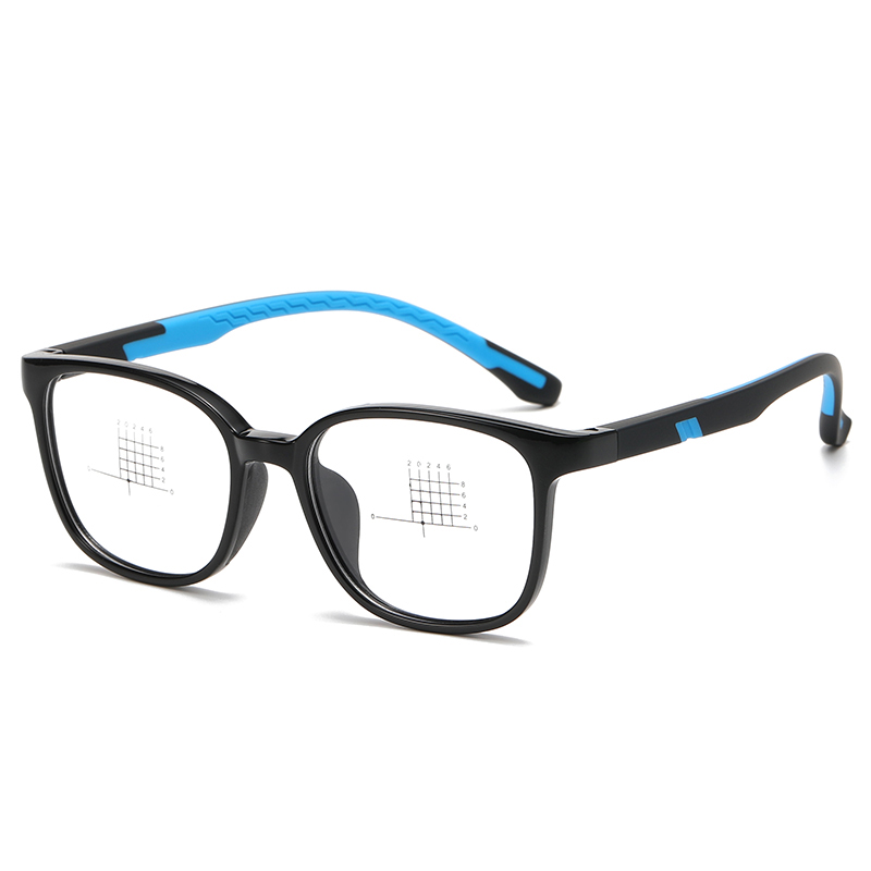 Quadros ópticos infantis TR90 + borracha #8020